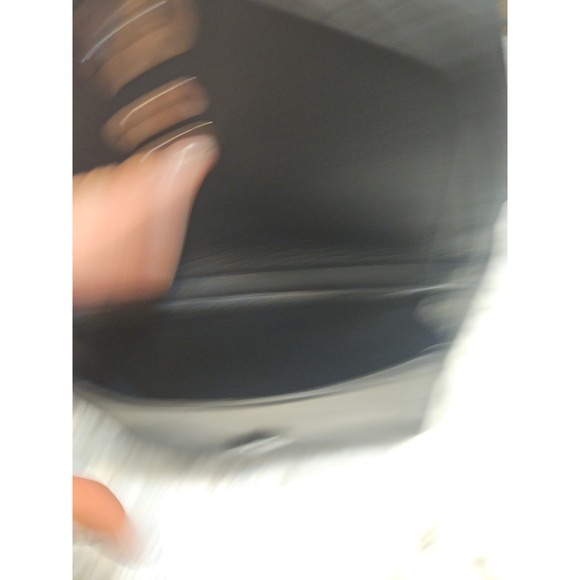 ECOSUSI Black Faux Leather Mini Backpack Convertible Straps Flap Pocket - Picture 12 of 13